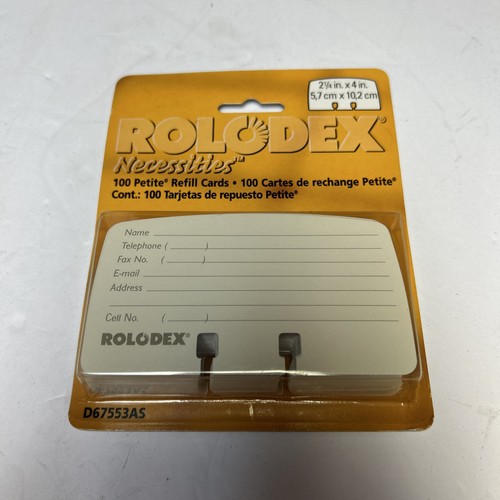 Rolodex necessities - rolodex,