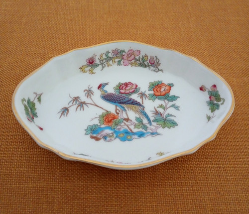 Wedgwood kutani crane trinket - kutani,