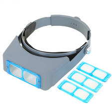 Head Mount Magnifier Visor