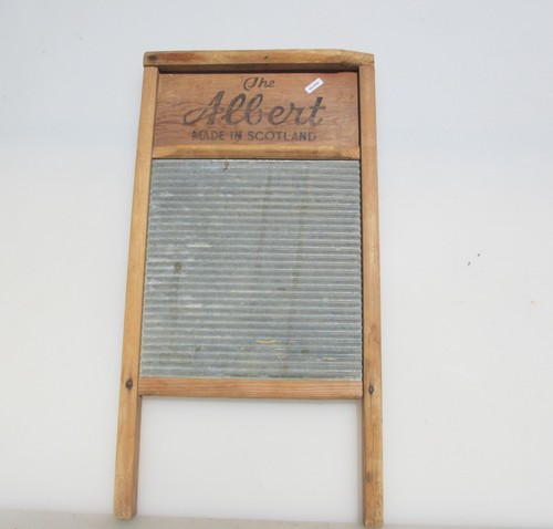 Antique wood washboard clothes - washboard,
