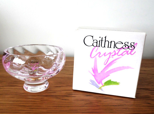 Caithness crystal glass footed - caithness,