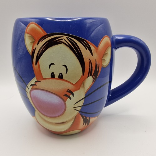 Disney tigger blue barrel mug - disney,