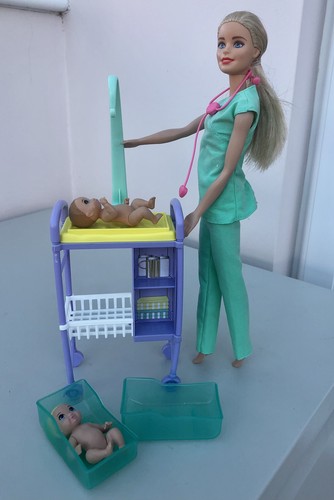 Barbie baby doctor playset - baby,