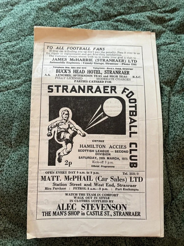 Stranraer football club - stranraer,