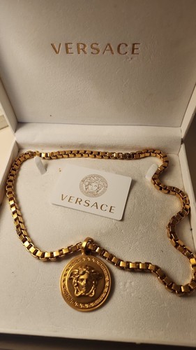 Versace necklace medusa - necklace,