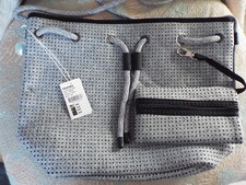 Chuchka Neoprene Jac Bucket Bag- Grey - BNWT