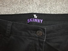 LADIES SIZE 16 REGULAR BLACK TU SKINNY JEANS FROM SAINSBURYS EXCELLENT CONDITION