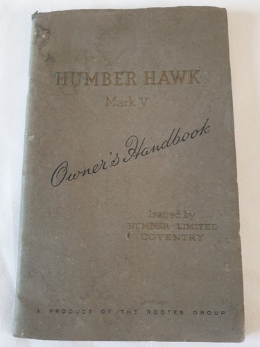 Humber hawk mark owners - humber,