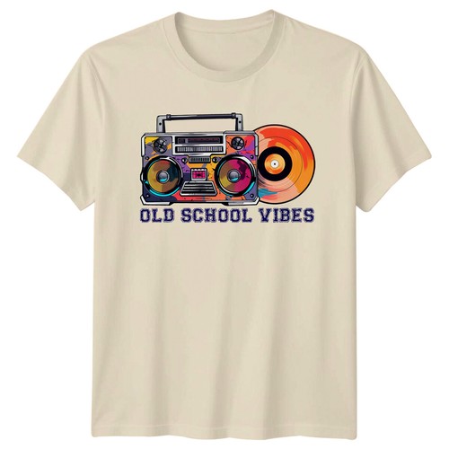 Retro boombox and vinyl record - retro,