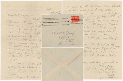 1917 letter wilf jessop - letter,