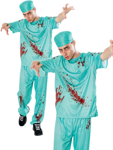 Bloody doctor costume mens - bloody,