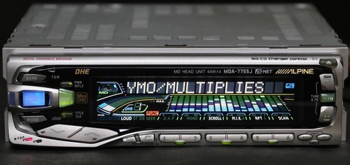 Tested alpine mda 7755j 1din - tested,