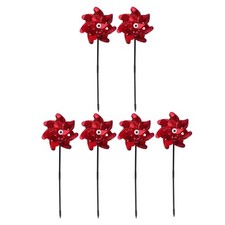  6 Pcs Outdoor Decorative Windmill Preschool Spinning Toy Rotary Pinwheel