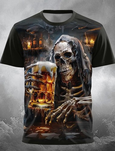 Men skull print - men's,