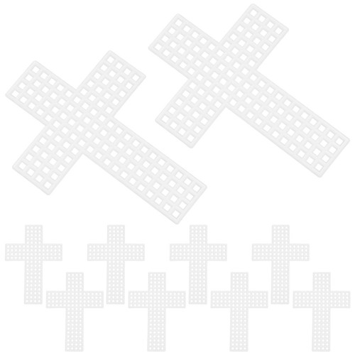 10pcs reusable plastic - plastic, cross