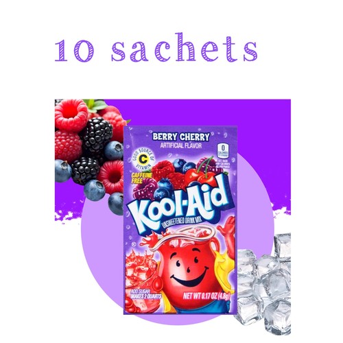 Kool aid berry cherry - berry, 4.5g