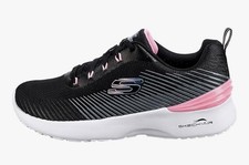 Ladies Skechers Trainers Size 5 Black/Pink lace up Brand New 