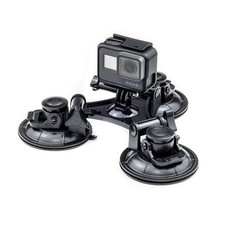 Triple Suction Cup Car Mount Holder For Akaso EK7000 EK5000 Apeman Action Camera