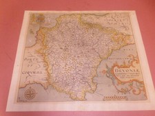 100% ORIGINAL DEVONSHIRE MAP