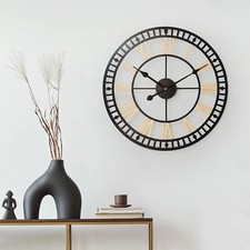 80cm Ex-Large Metal Wall Clock