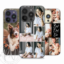 Personalised Phone Case Photo Collage Silicone Cover For iPhone 11 12 13 14 16