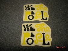 2 AUTHENTIC WTP WETHEPEOPLE BIKE CO. BMX FRAME STICKERS / DECALS #32