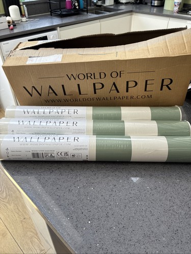 Regency stripe wallpaper sage - stripe,