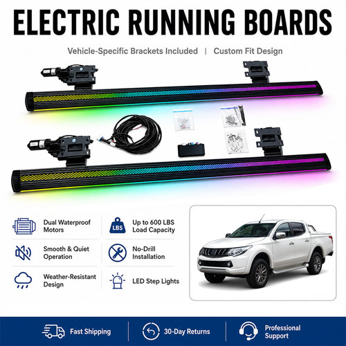 2pcs electric running boards - electric,