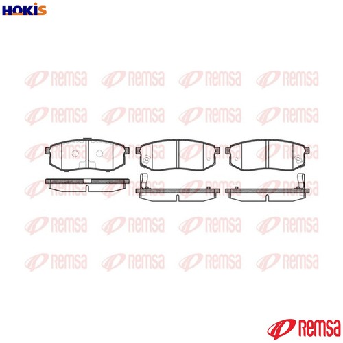 Brake pad set disc - brake,