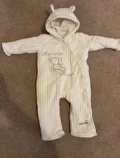 Mamas & Papas Quilted Pram Suit, Age 6-9 Months, Please Read Description