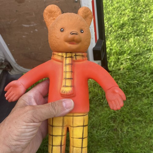 Vintage rupert bear squeaky - rupert,