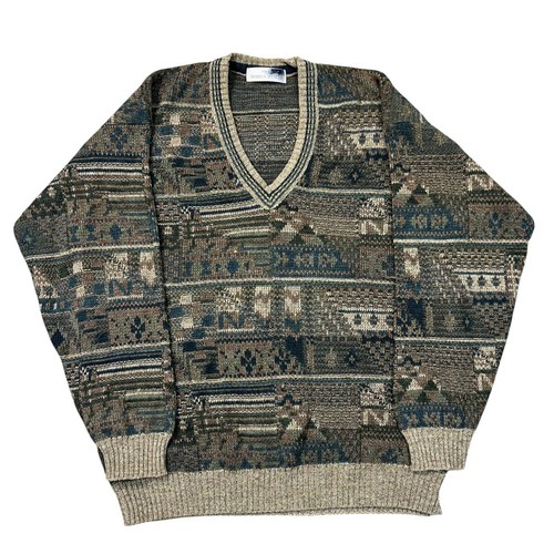 Vintage knit jumper sweater - jumper,