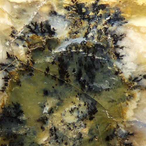 Dendritic moss opal - dendritic,