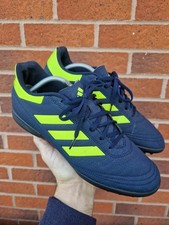 ADIDAS GOLETTO FOOTBALL ASTRO TURF - BLUE/YELLOW - UK 10 - Shoes