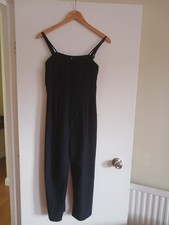 ZARA Navy Blue Jumpsuit for