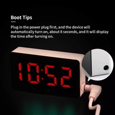 Mains Powered LED Alarm Clock