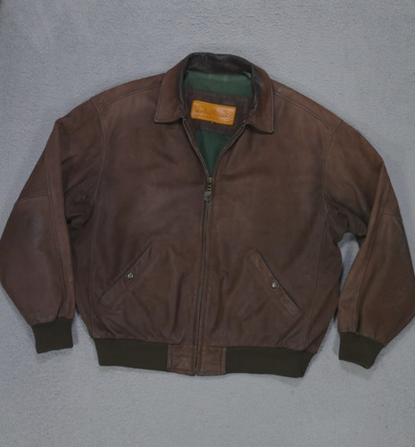 Vtg timberland leather bomber - timberland,