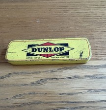 Vintage Dunlop Cycle Repair Outfit Tin with some contents