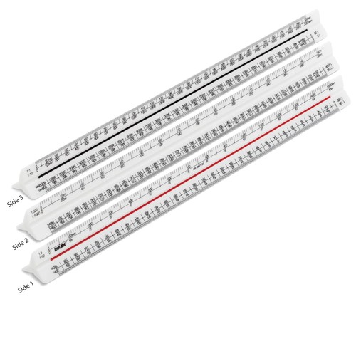 Rulex 300mm metric triangular - rulex,