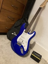 Donner 39 Inch Electric Guitar Beginner Kit Black Full-Size Starter Package