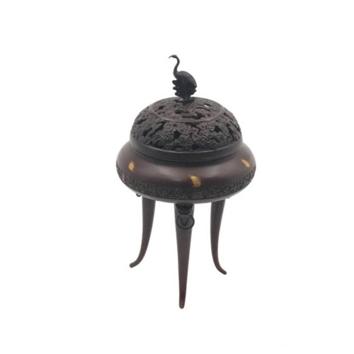Scent holder bronze toned - holder, bronze-toned