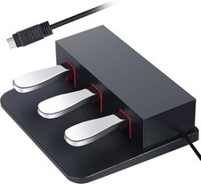 ATNEDCVH 3-Pedal for Digital Keyboard Piano Yamaha P125, P121, P515, P128 DGX670
