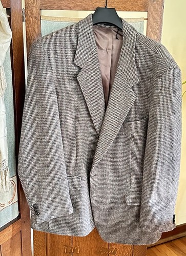 Harris tweed jacket 48l - tweed,