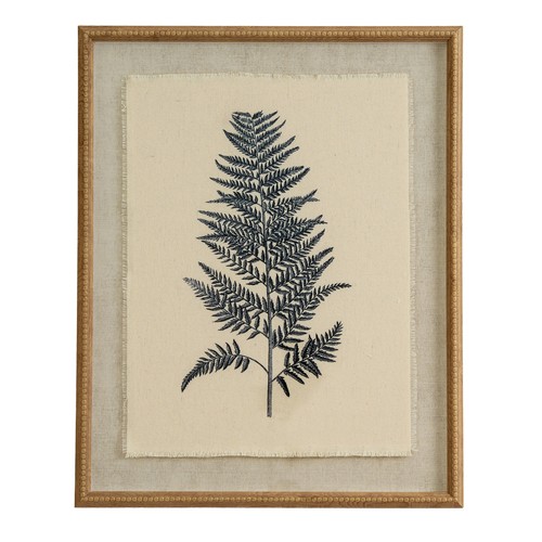 Beech fern linen glass - on,