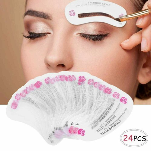 24pcs eyebrow stencils shaper - eyebrow,