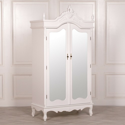 French antique white chateau - french,