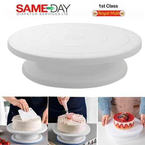 27cm rotating cake icing stand - 27cm,