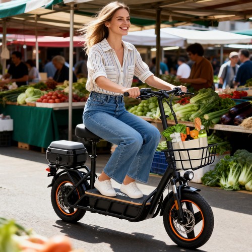 Folding electric scooter - electric, for