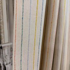 Handcrafted Striped Curtains
