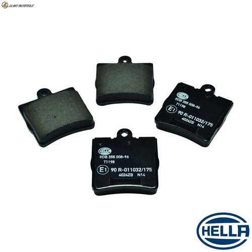 Brake pad set - disc,